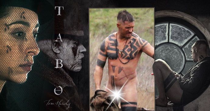 Dobrodruh James Keziah Delaney v podání Toma Hardyho (39) je mužem, který byl na konci světa a zpět se vrací nezvratně změněn v seriálu Taboo na HBO GO.