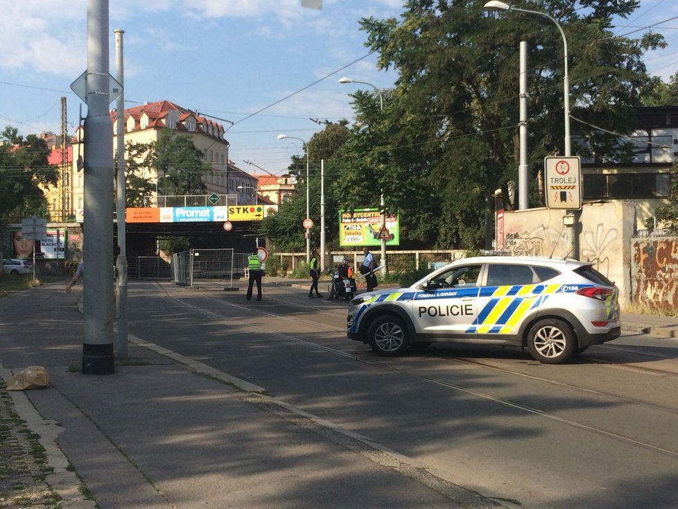 Okolí bylo kvůli oslavám uzavřeno a strážila ho Policie ČR.