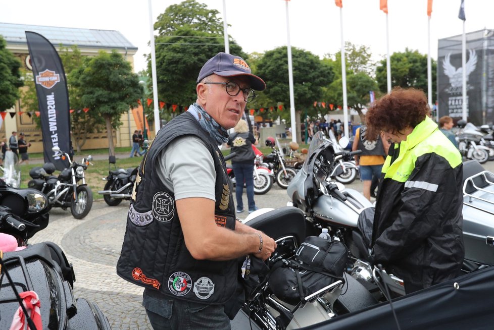 Výstaviště se zaplnilo nejrůznějšími modely americké značky Harley-Davidson.