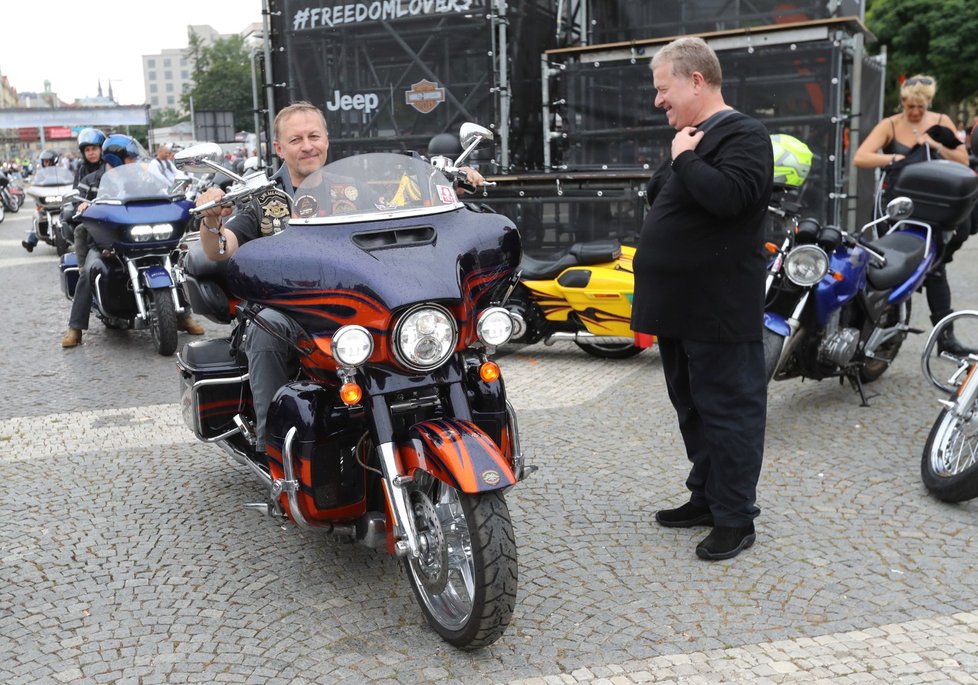 Výstaviště se zaplnilo nejrůznějšími modely americké značky Harley-Davidson.