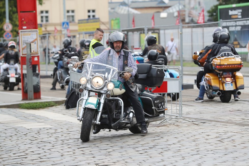 Výstaviště se zaplnilo nejrůznějšími modely americké značky Harley-Davidson.