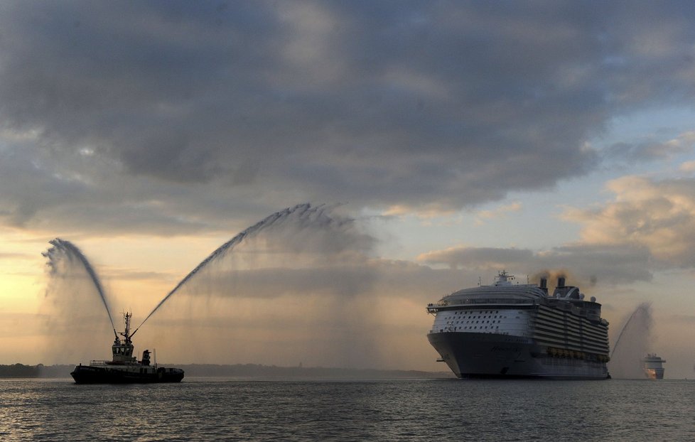 Harmony of the Seas doplula do anglického Southamptonu.