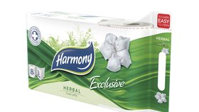 třívrstvý toaletní papír Harmony Exclusive Herbal