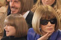 Harper Beckham vyrazila s ofinou jako Anna Wintour. Táta si z toho dělá legraci