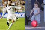 Harper Beckham, zdědila fotbalové umění po svém otci Davidu Beckhamovi