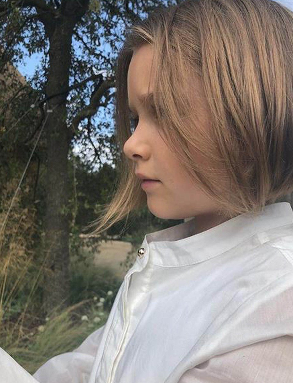 Harper Beckham a její nový účes