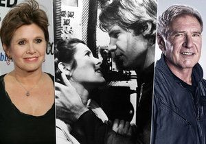 Bylo to vášnivé! Princezna Leia a Han Solo měli románek i mimo filmové plátno.