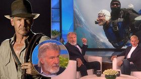 Odvážnější než Indiana Jones: Harrison Ford (76) vyskočil z letadla!