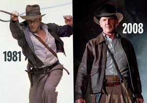 Harrison Ford se poprvé jako Indiana Jones představil v roce 1981 a naposledy v roce 2008. Další pokračování je naplánováno na 19. července 2019.