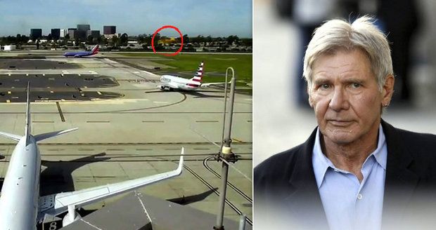 Jsem ňouma, kál se Harrison Ford. Se svým letadlem těsně minul obří Boeing 737