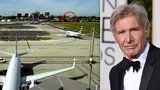 Pomatený Harrison Ford (74): Takhle těsně minul boeing se 116 lidmi na palubě