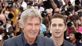 Harrison Ford a Shia LaBeouf