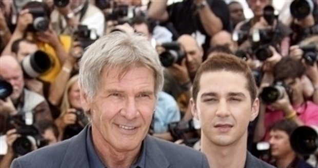 Harrison Ford a Shia LaBeouf