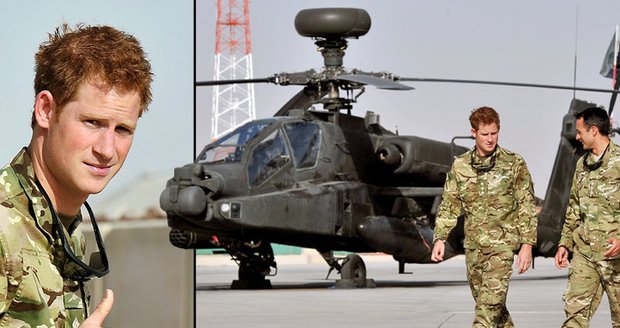 Princ Harry se v Afghánistánu v boji proti Talibanu cítí jako ryba ve vodě
