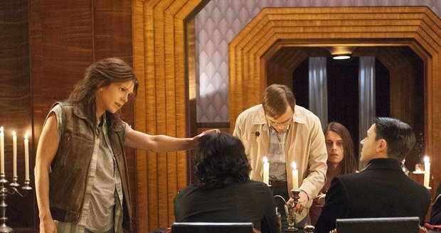 Harry Hains hrál v seriálu American Horror Story: Hotel. Na snímku je vpravo v pozadí.