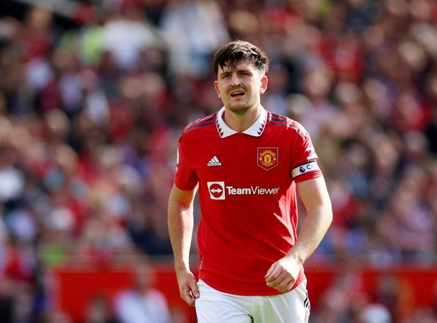 Harry Maguire v dresu United nepřesvědčil Harry Maguire v dresu United nepřesvědčil