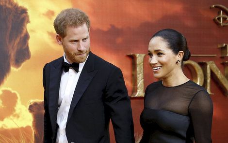 Vévodkyně Meghan a princ Harry.