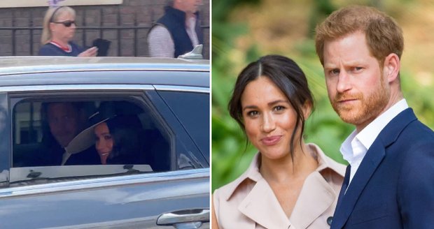 Harry a Meghan přijeli uctít královnu: První fotky „černých ovcí“!