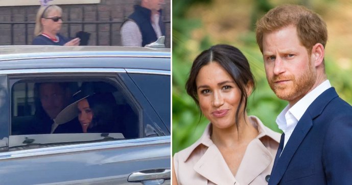 Harry a Meghan přijeli uctít královnu: První fotky »černých ovcí«!