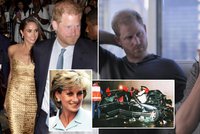 Harry a Meghan v ohrožení života: Mohli zemřít jako Diana (†36)!