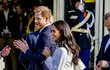 Harry a Meghan se po turbulentních měsících plných kontroverzních prohlášení a obvinění na adresu královské rodiny vrátili z USA do Evropy (15.4.2022)