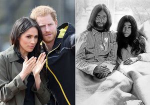 Harry a Meghan prý chtějí být jako John Lennon a Yoko Ono.