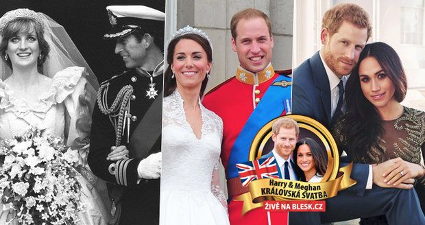 Co se pokazí na svatbě Harryho a Meghan? Diana spletla jméno, William málem usnul!