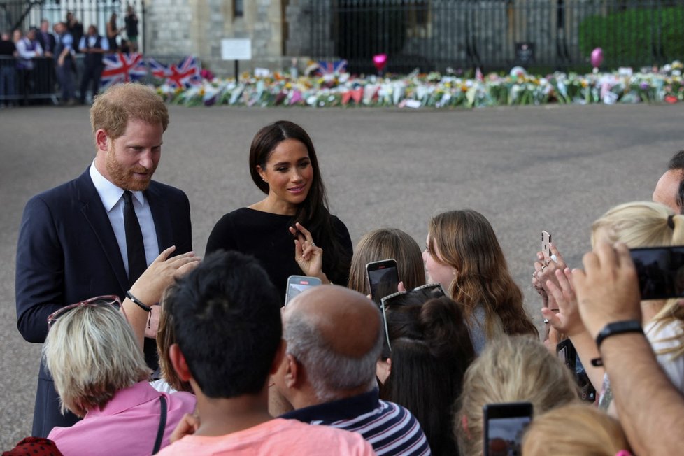 Někteří lidé přijali Meghan příznivě.