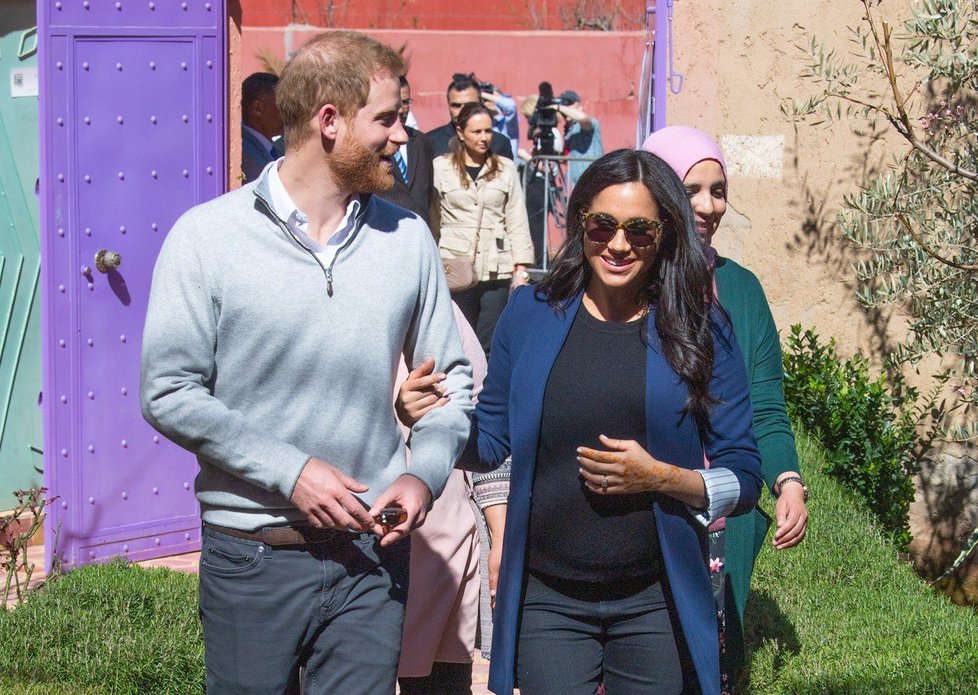 Královský pár navštívil Maroko.