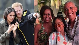 Harry a Meghan chyběli na oslavě Baracka Obamy