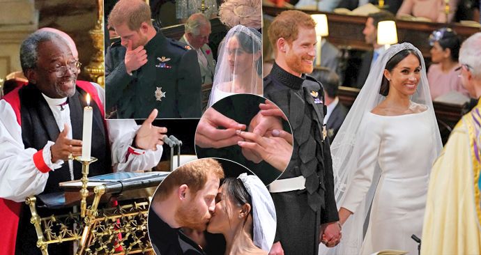 Nejsilnější momenty svatby prince Harryho a Meghan Markle.