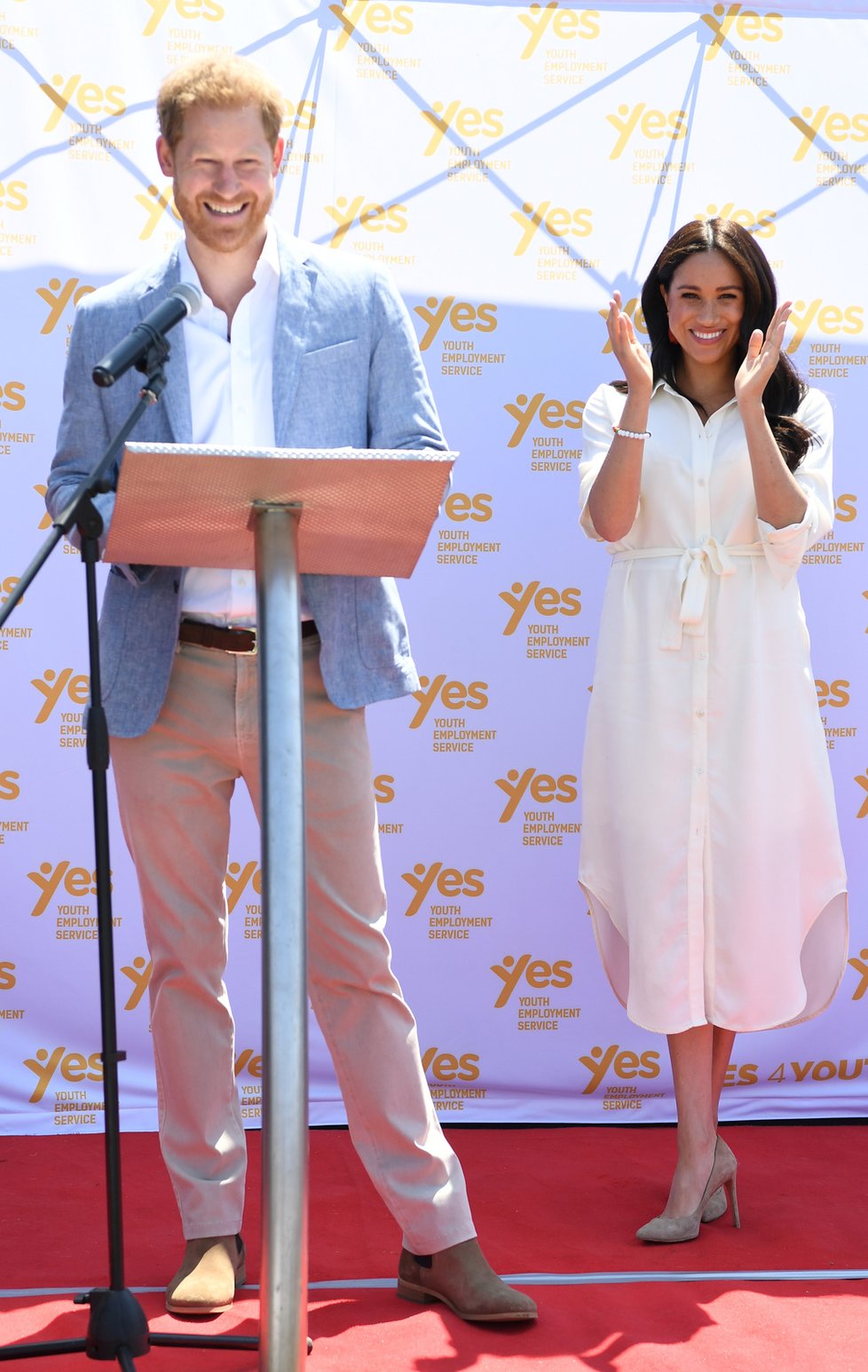 Princ Harry s Meghan Markleovou v Africe