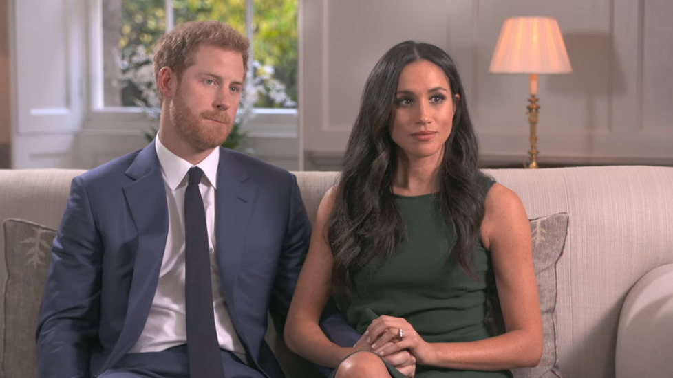 Meghan v dokumentu Harry a Meghan na Netflixu.