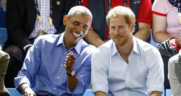 Harryho a Obamu spojuje zájem o charitu.
