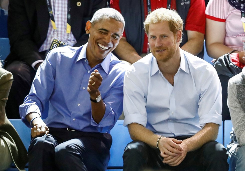 Harryho a Obamu spojuje zájem o charitu.