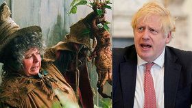 Boris Johnson měl umřít na koronavirus, řekla herečka z Harryho Pottera.