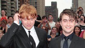 Daniel Radcliffe s Emmou Watson a s Rupertem Grintem