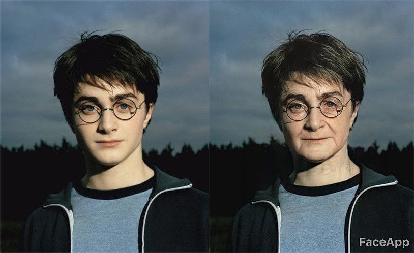 Zestárlý Daniel Radcliffe jako Harry Potter