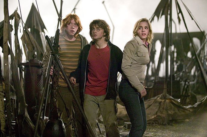 Rupert Grint, Daniel Radcliffe a Emma Watsonová