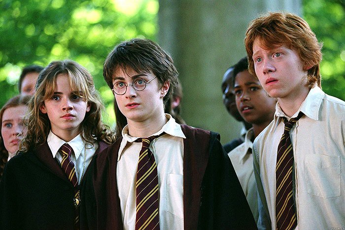 Emma Watsonová, Daniel Radcliffe a Rupert Grint