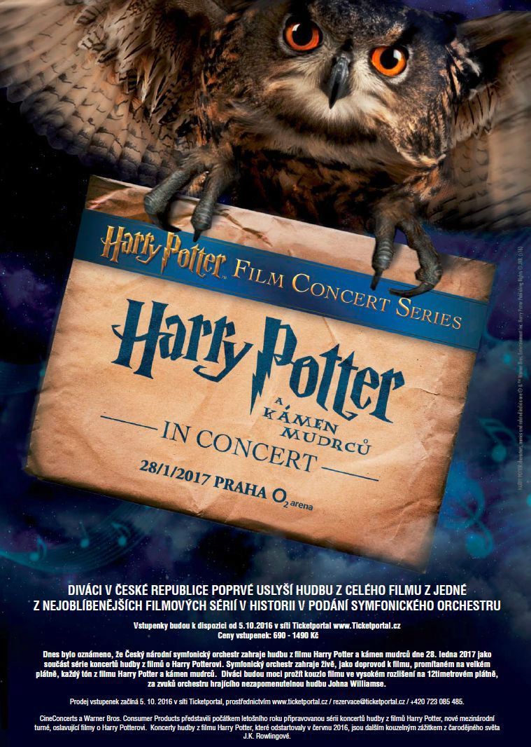 Harry Potter žije jako nikdy předtím. První díl ságy Kámen mudrců dokonce můžete vidět s živým orchestrem.