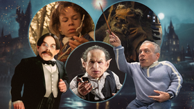 Profesor z Bradavic si užíval Prahu: Warwick Davis učil redaktora Blesku magii...