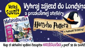 Velká soutěž o zájezd do ateliérů Harryho Pottera v Londýně