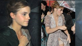 Emma Watson na londýnské premiéře šestého filmu s Harry Potterem