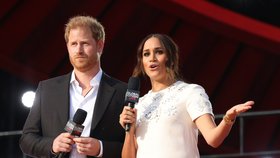 Harry a Meghan vystoupili v New Yorku.