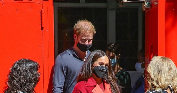 Harry a Meghan na obědě v New Yorku