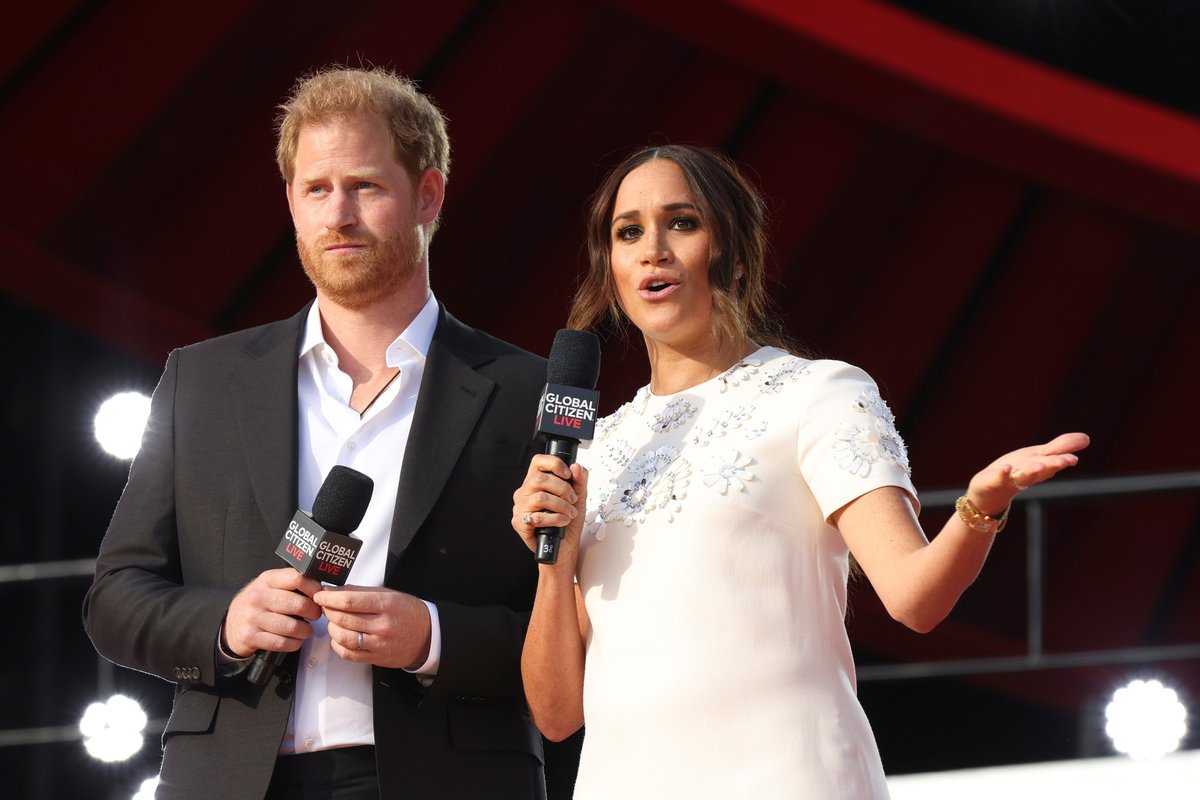 Harry a Meghan vystoupili v New Yorku.