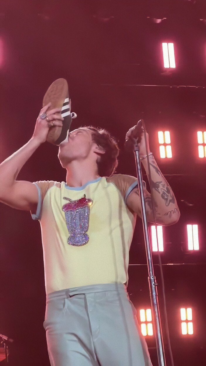 Harry Styles předvedl v Austrálii &#34;shoey&#34;