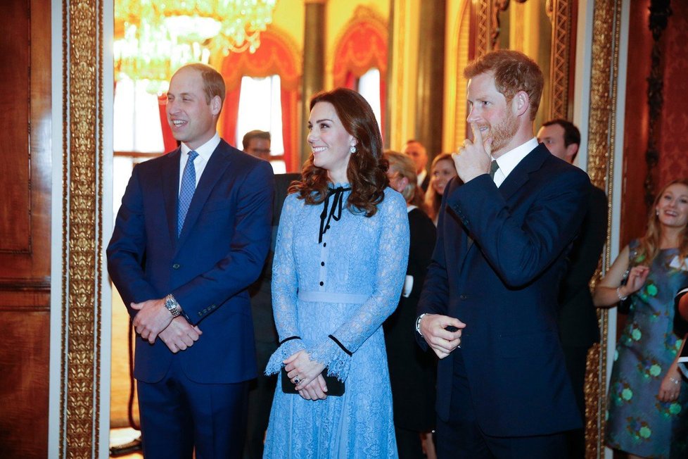 William, Kate a Harry