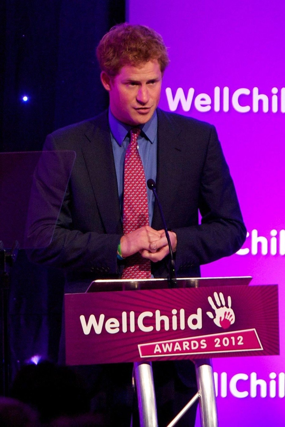 Člen královské rodiny pronesl i svoji vlastní řeč na charitativní akci WellChild
